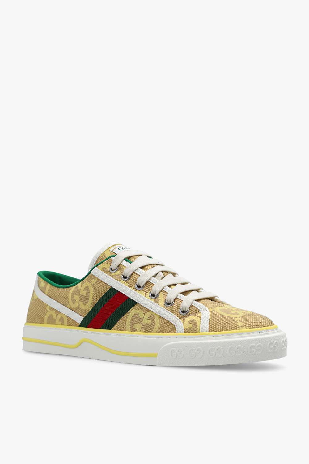 Yellow 'Tennis 1977' sneakers Gucci - SchaferandweinerShops Japan - Gucci  Gucci Liberty sweatshirt